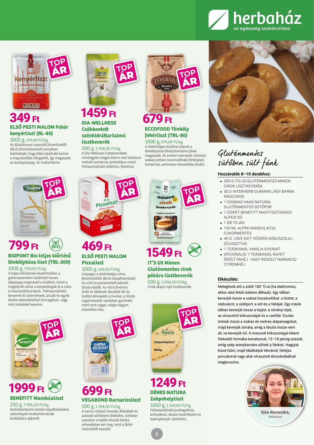 Herbaház akciós újság 2026.02.02-től - 5. oldal.