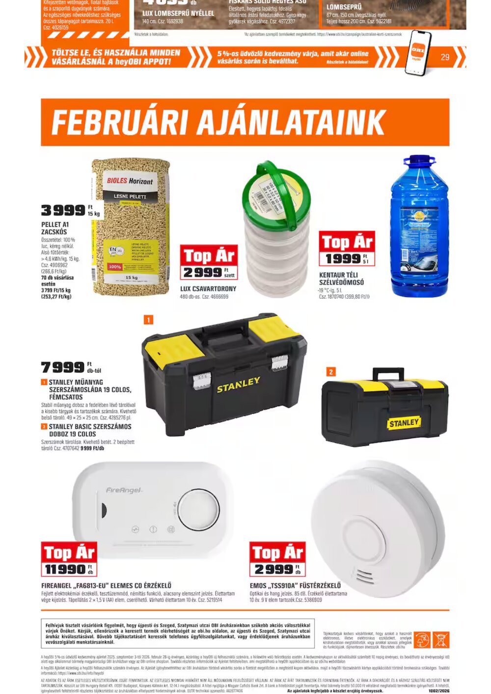 OBI akciós újság 2026.02.03-tól - 27. oldal.