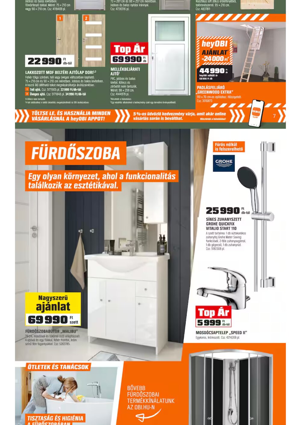 OBI akciós újság 2026.02.03-tól - 7. oldal.