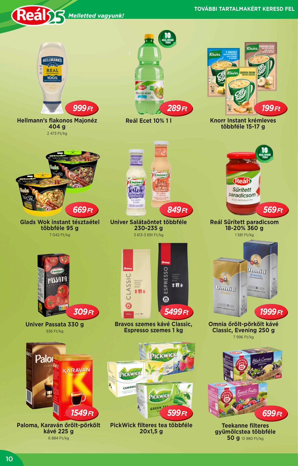 Reál akciós újság 2026.02.04-től - 10. oldal.