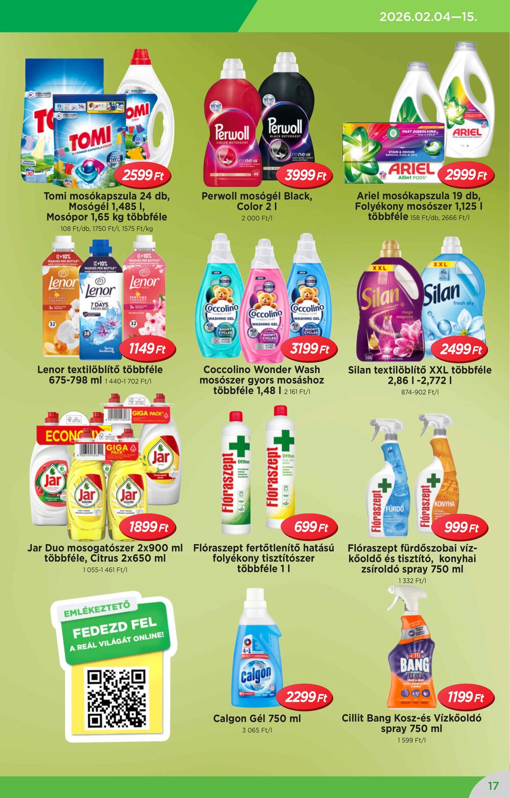 Reál akciós újság 2026.02.04-től - 17. oldal.