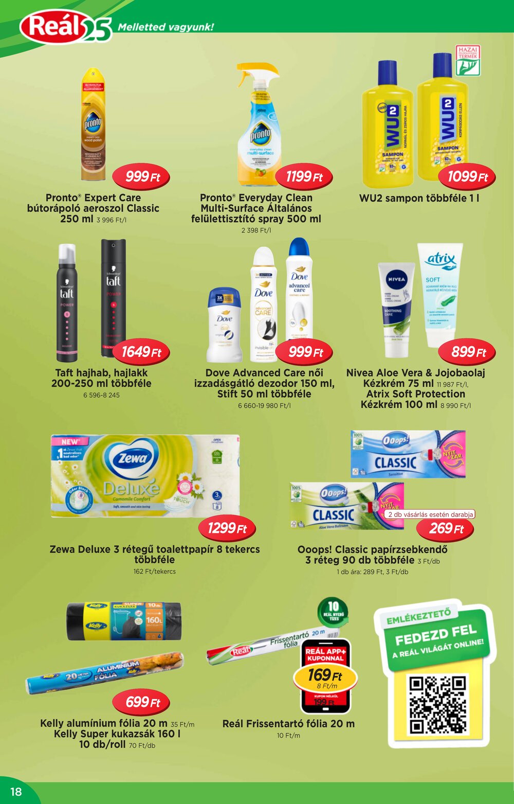 Reál akciós újság 2026.02.04-től - 18. oldal.