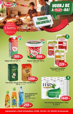 Reál akciós újság 2026.02.04-től