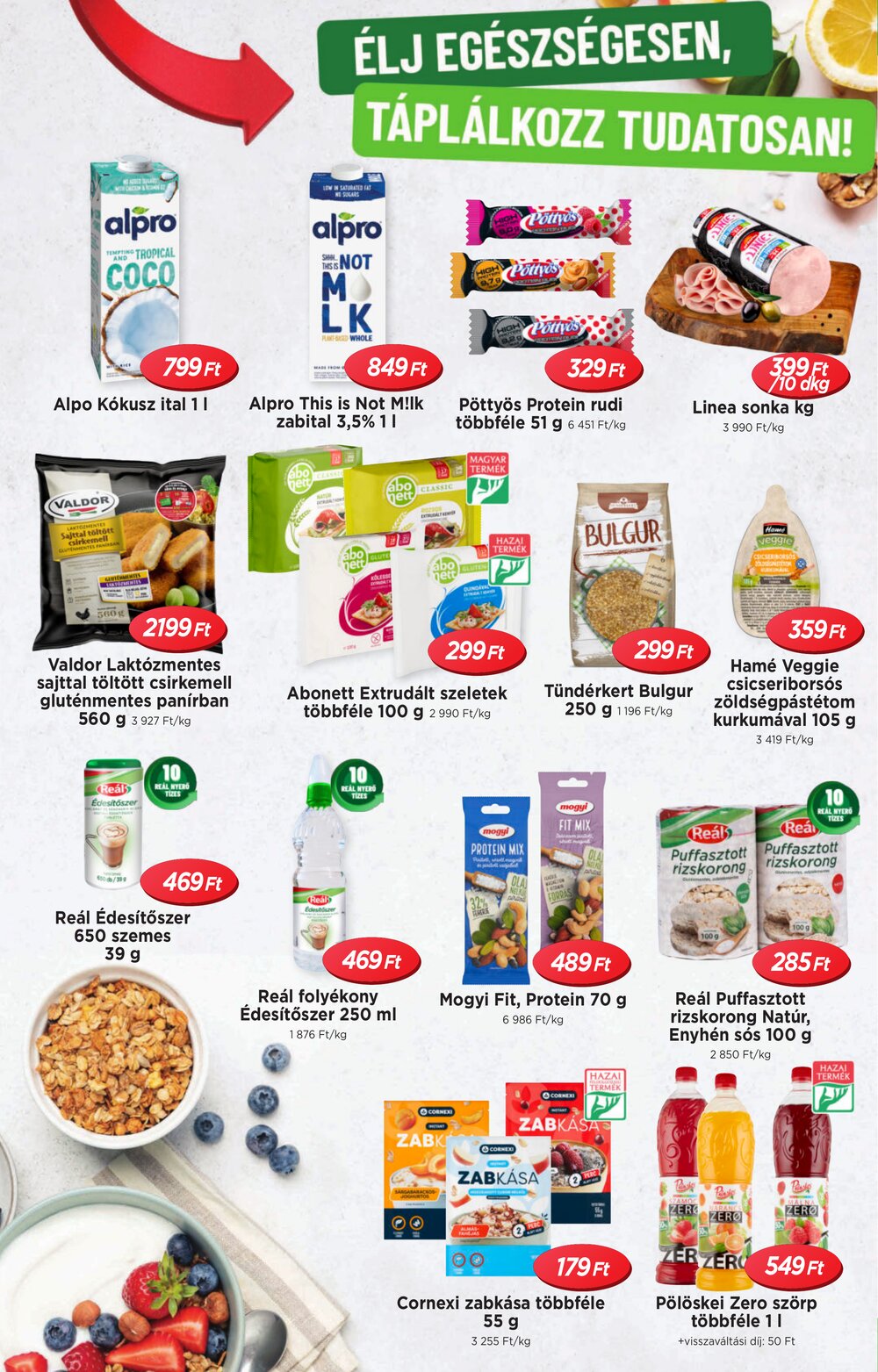 Reál akciós újság 2026.02.04-től - 2. oldal.