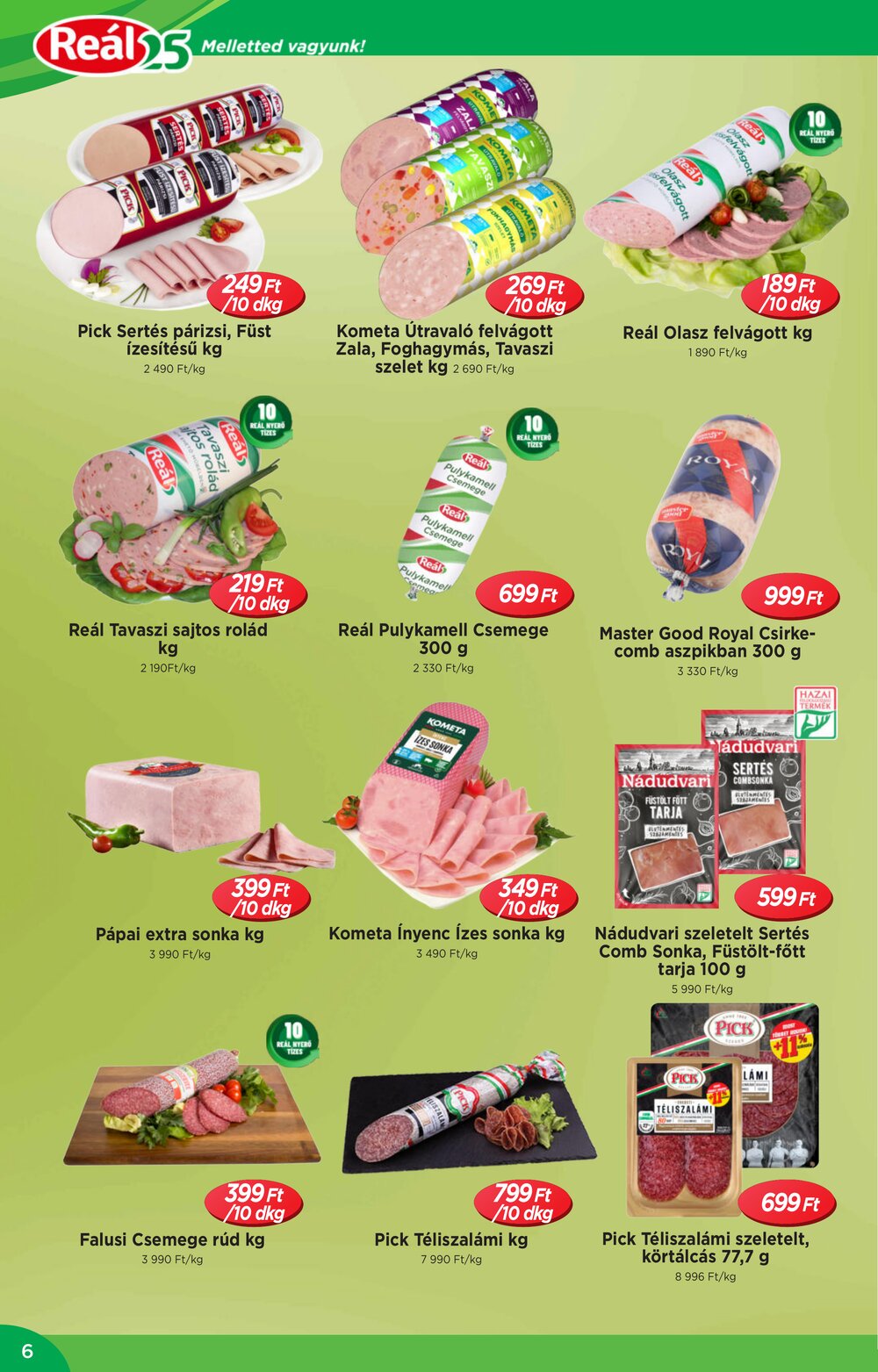 Reál akciós újság 2026.02.04-től - 6. oldal.