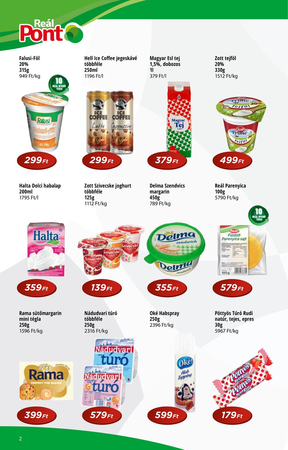 Reál akciós újság 2026.02.04-től - 2. oldal.