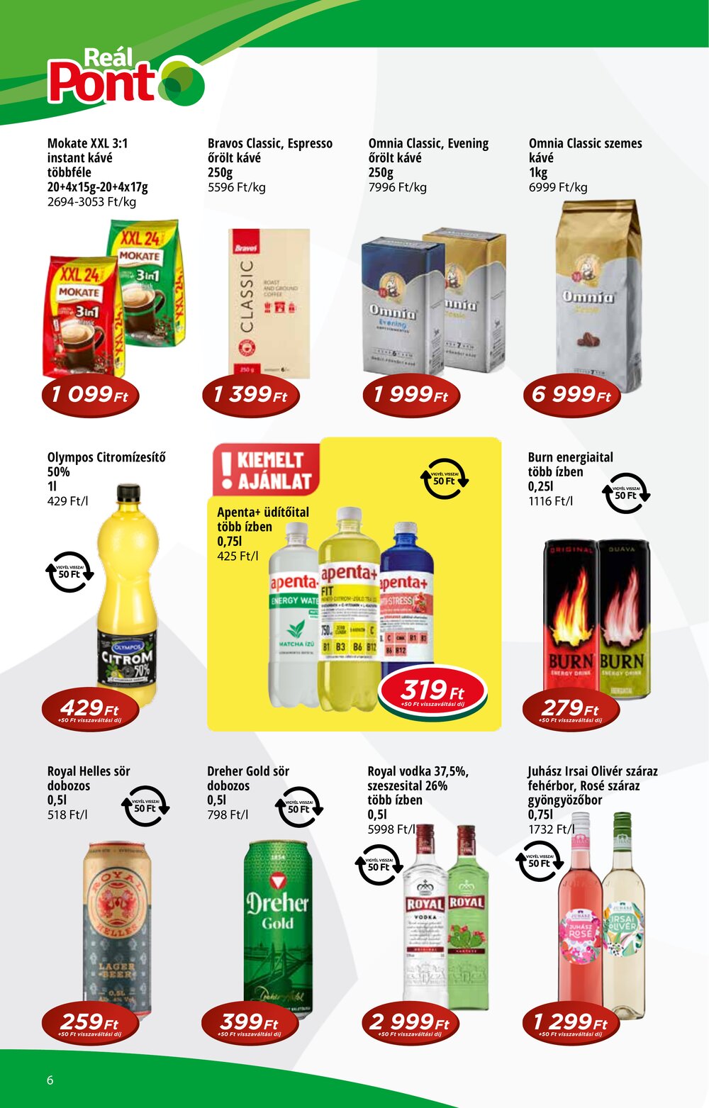 Reál akciós újság 2026.02.04-től - 6. oldal.