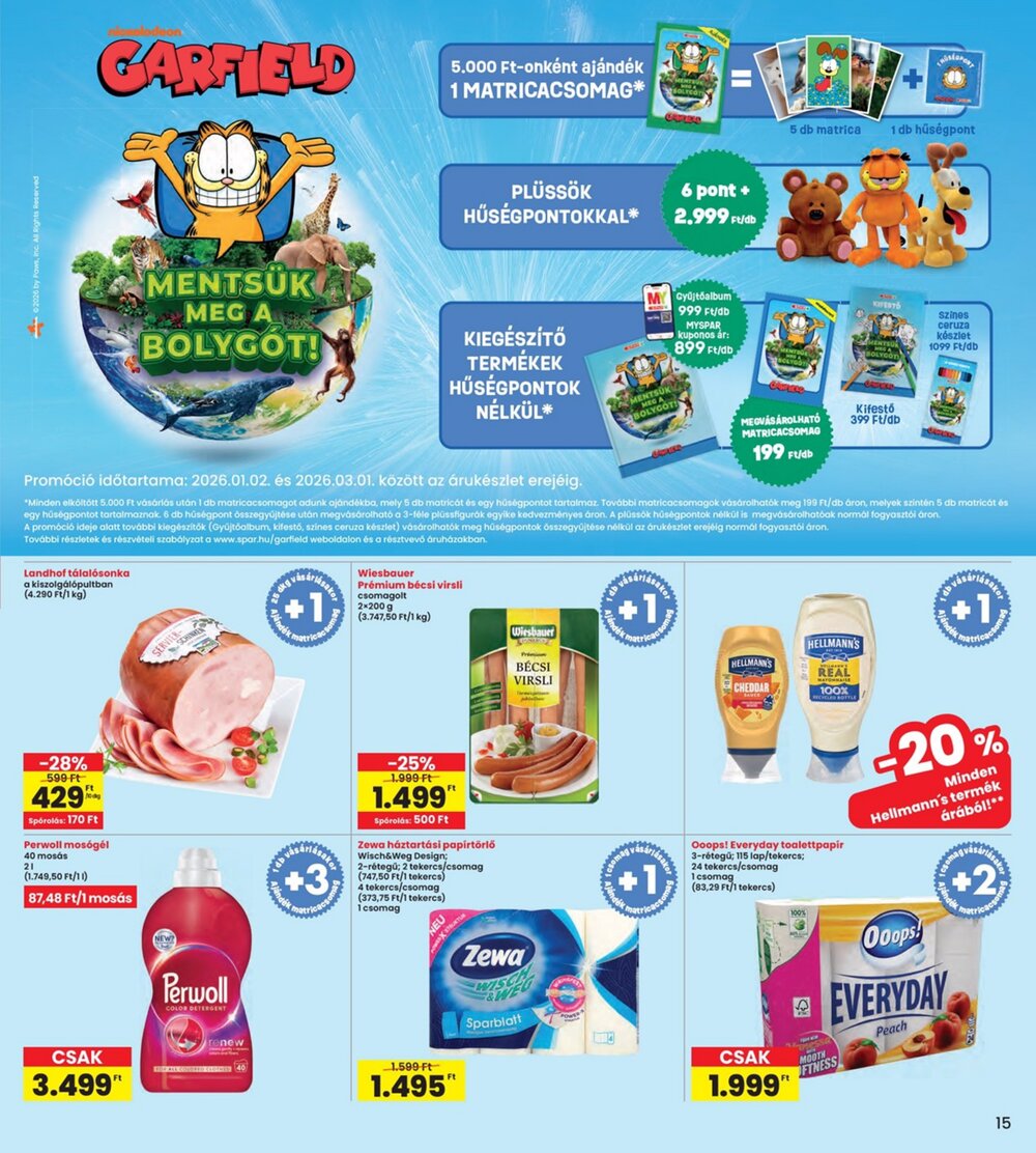 Interspar akciós újság 2026.02.05-től - 15. oldal.