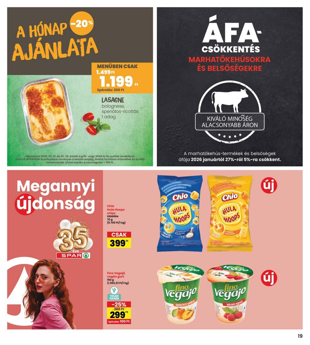Interspar akciós újság 2026.02.05-től - 19. oldal.