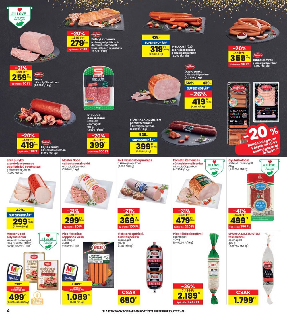 Interspar akciós újság 2026.02.05-től - 4. oldal.