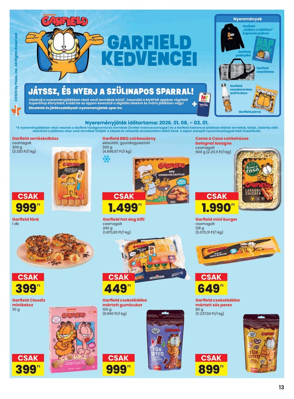 Spar akciós újság 2026.02.05-től - 13. oldal.