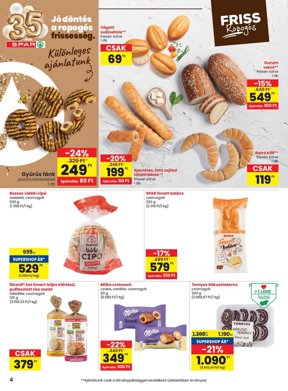 Spar akciós újság 2026.02.05-től - 4. oldal.