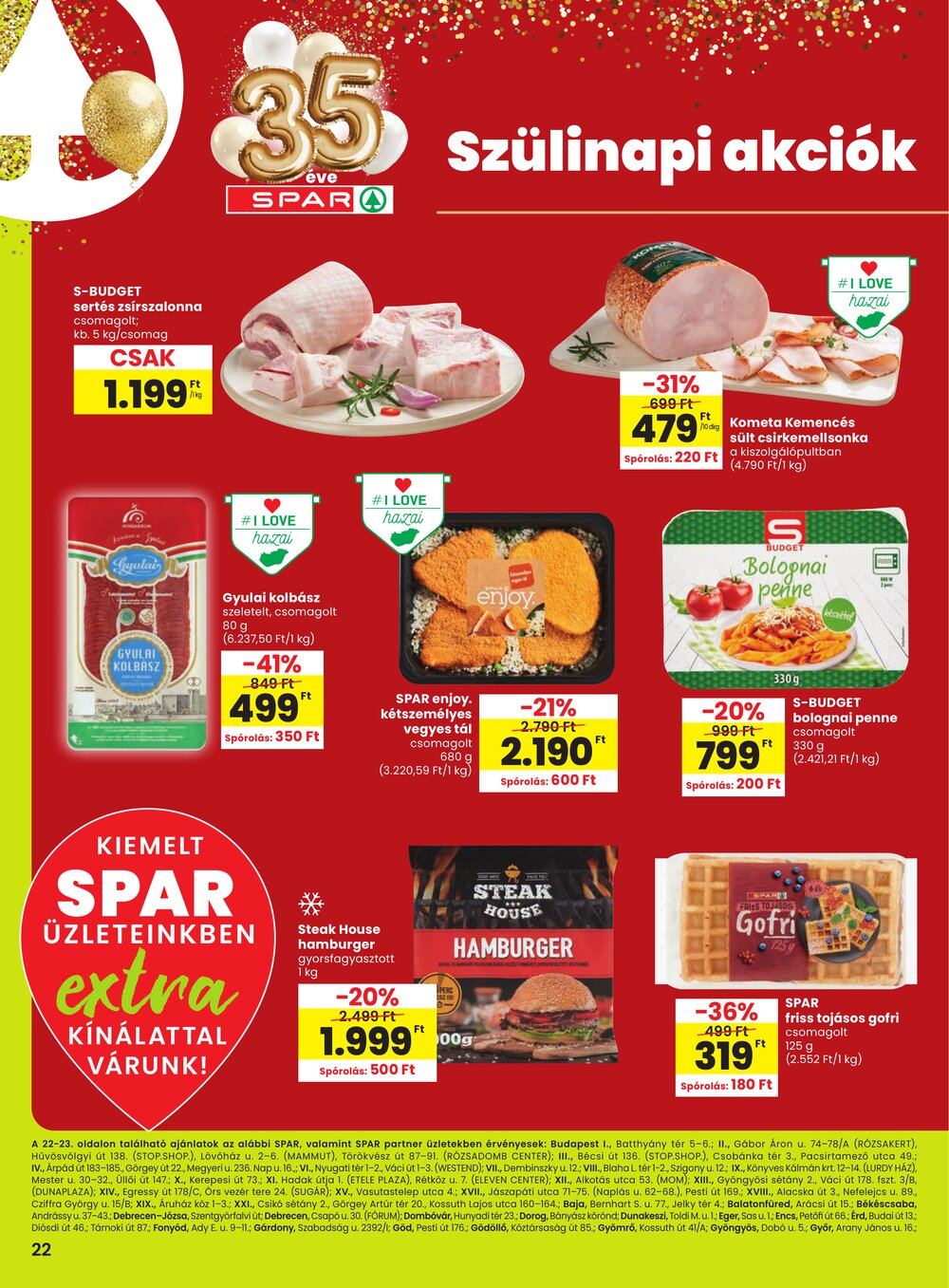 Spar Extra akciós újság 2026.02.05-től - 3. oldal.