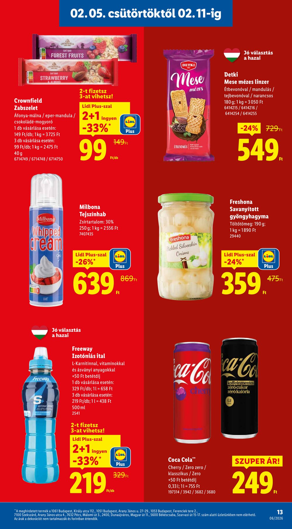 Lidl akciós újság 2026.02.05-től - 13. oldal.