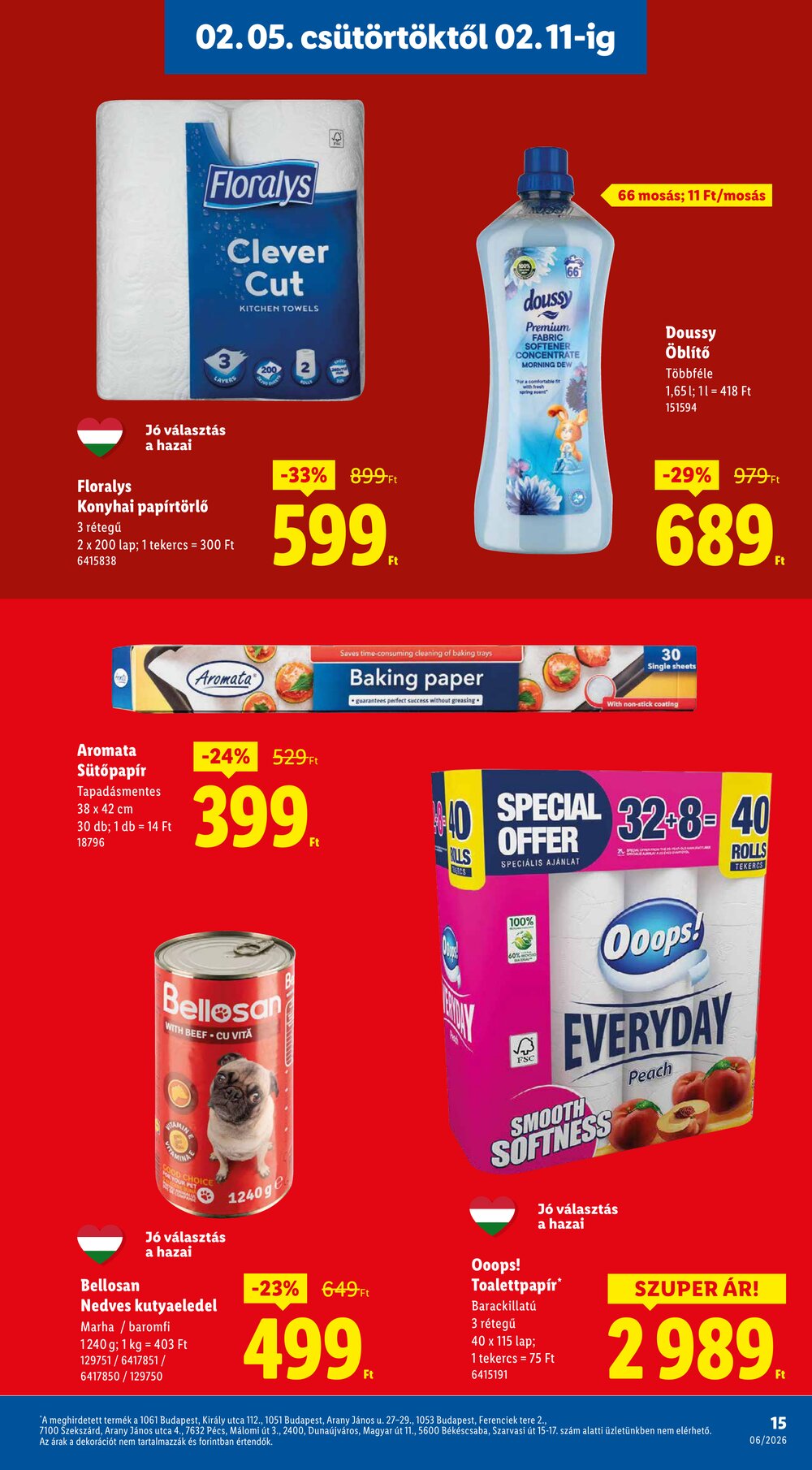 Lidl akciós újság 2026.02.05-től - 15. oldal.