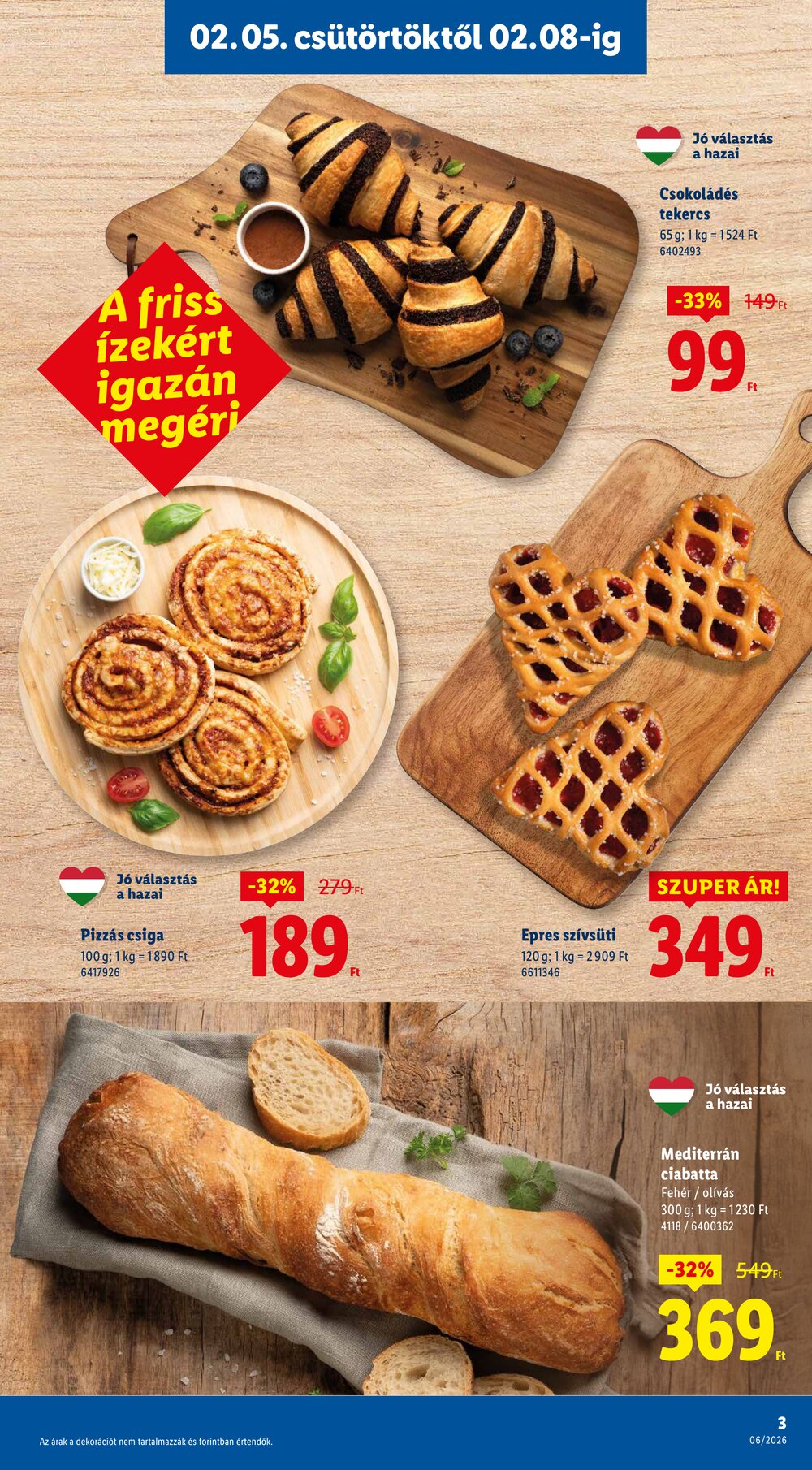Lidl akciós újság 2026.02.05-től - 3. oldal.