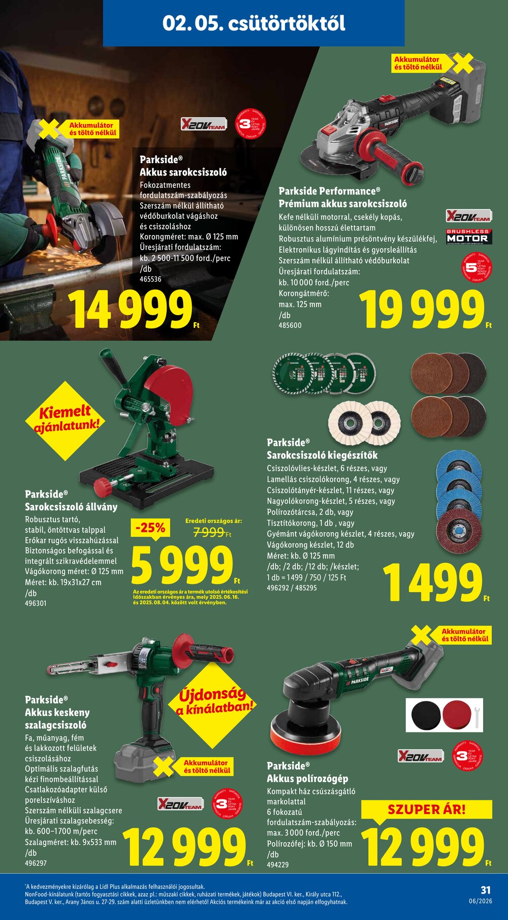 Lidl akciós újság 2026.02.05-től - 31. oldal.