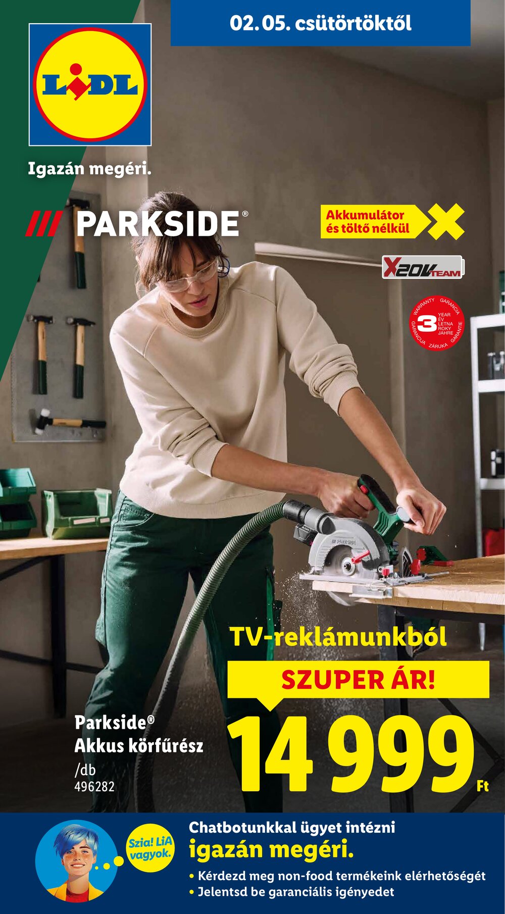 Lidl akciós újság 2026.02.05-től - 1. oldal.