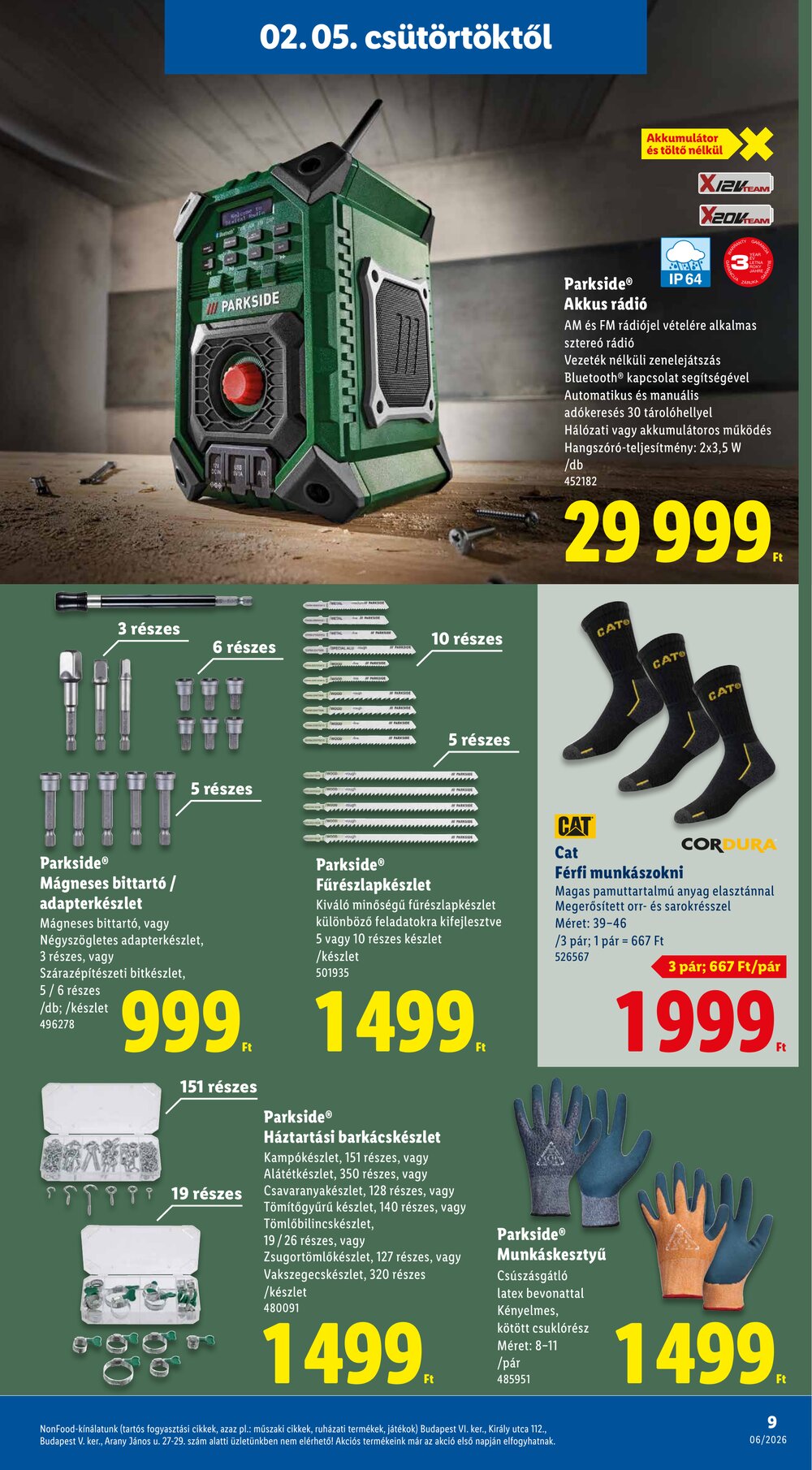 Lidl akciós újság 2026.02.05-től - 9. oldal.