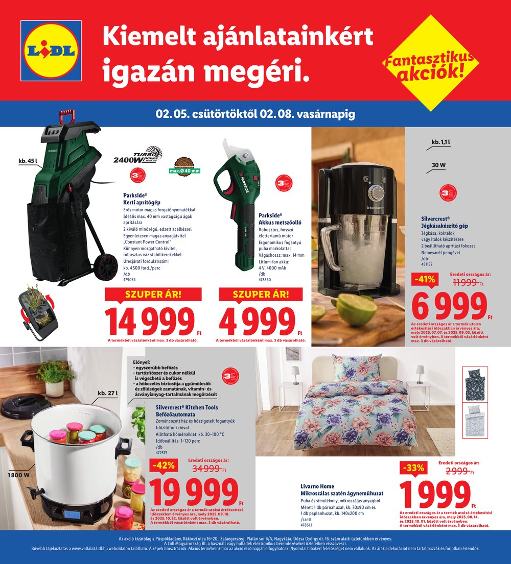 Lidl akciós újság 2026.02.05-től - 4. oldal.