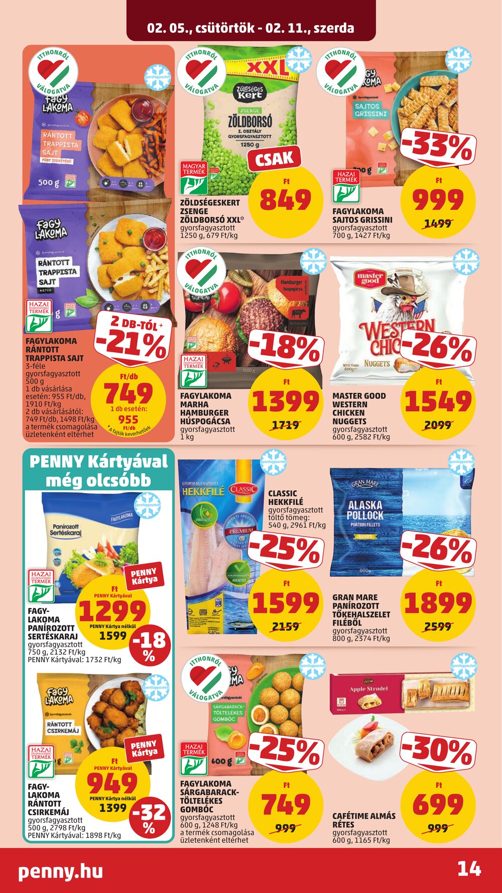 Penny Market akciós újság 2026.02.05-től - 16. oldal.