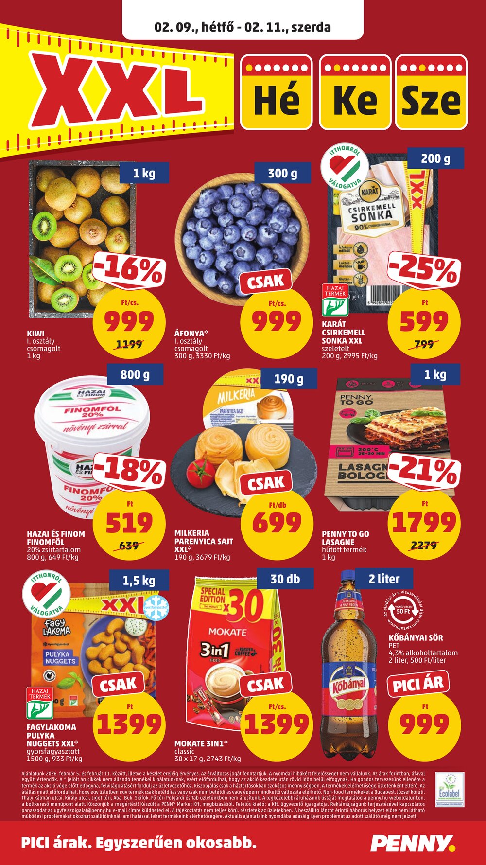Penny Market akciós újság 2026.02.05-től - 26. oldal.