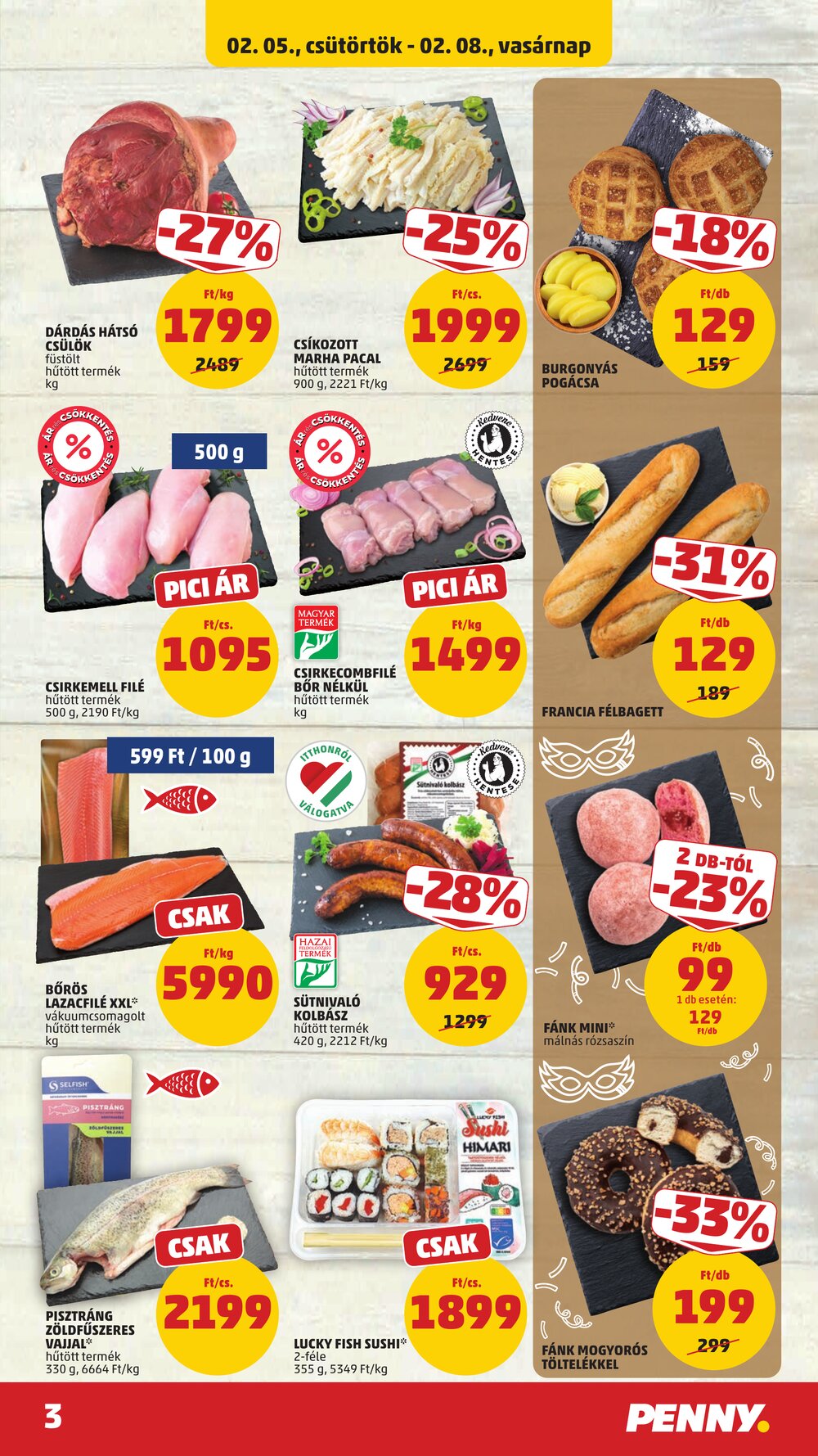 Penny Market akciós újság 2026.02.05-től - 3. oldal.