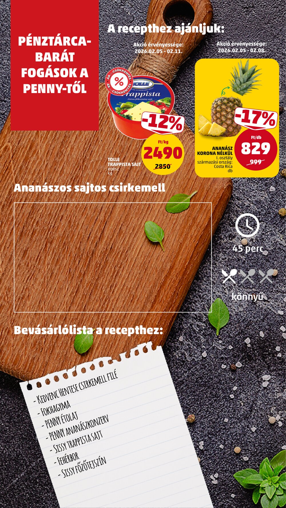 Penny Market akciós újság 2026.02.05-től - 6. oldal.