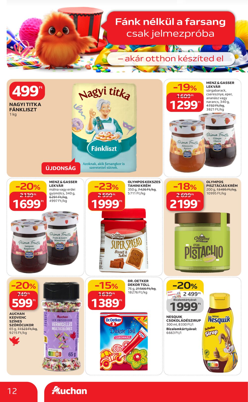 Auchan akciós újság 2026.02.05-től - 12. oldal.
