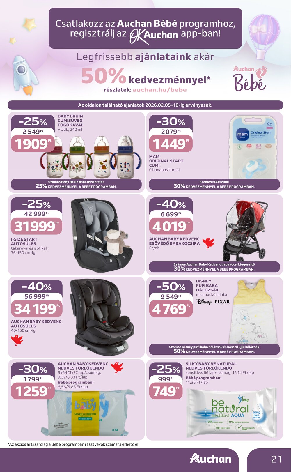 Auchan akciós újság 2026.02.05-től - 21. oldal.