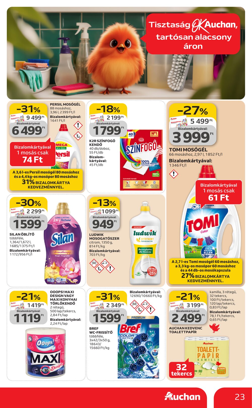 Auchan akciós újság 2026.02.05-től - 23. oldal.