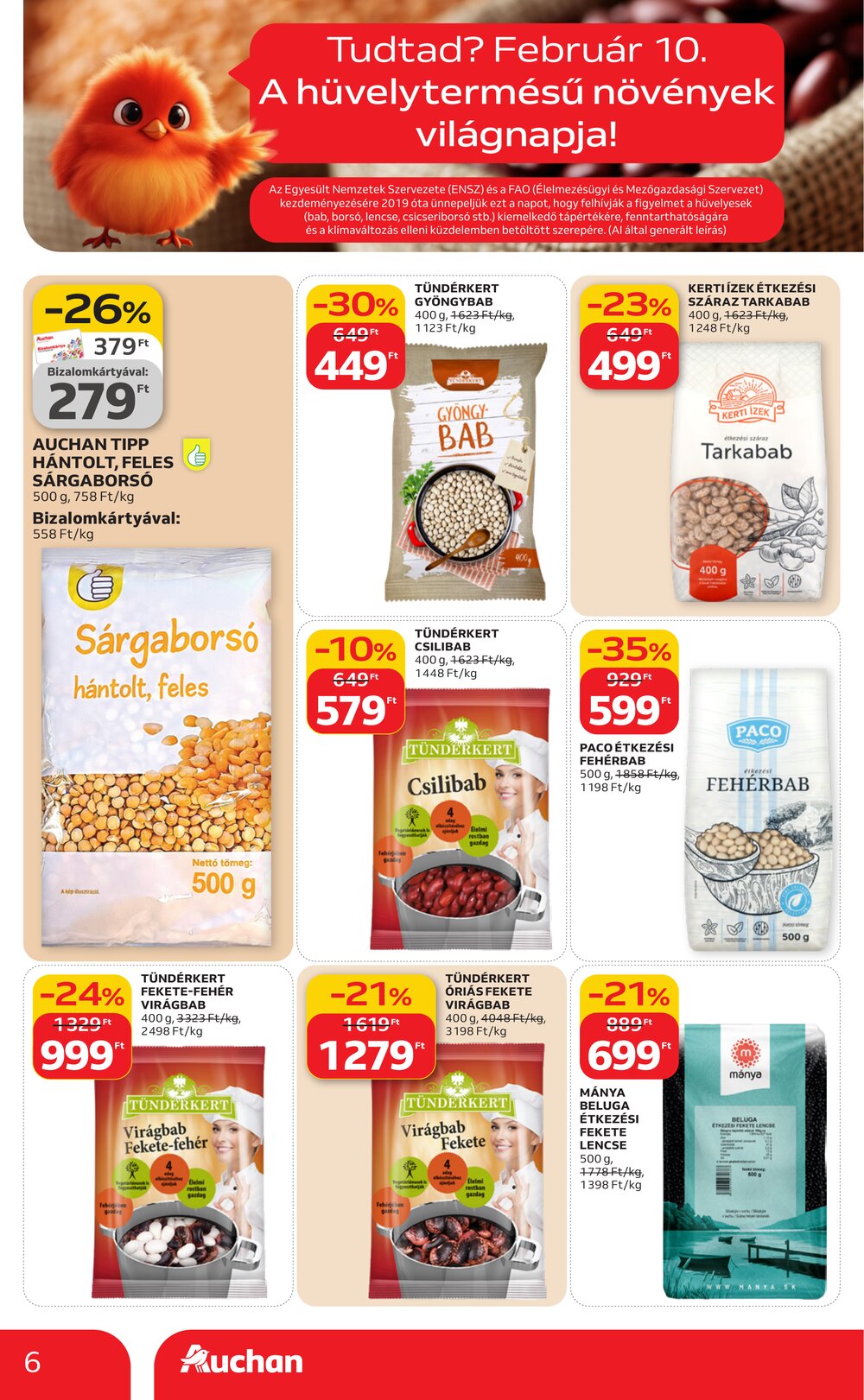 Auchan akciós újság 2026.02.05-től - 6. oldal.
