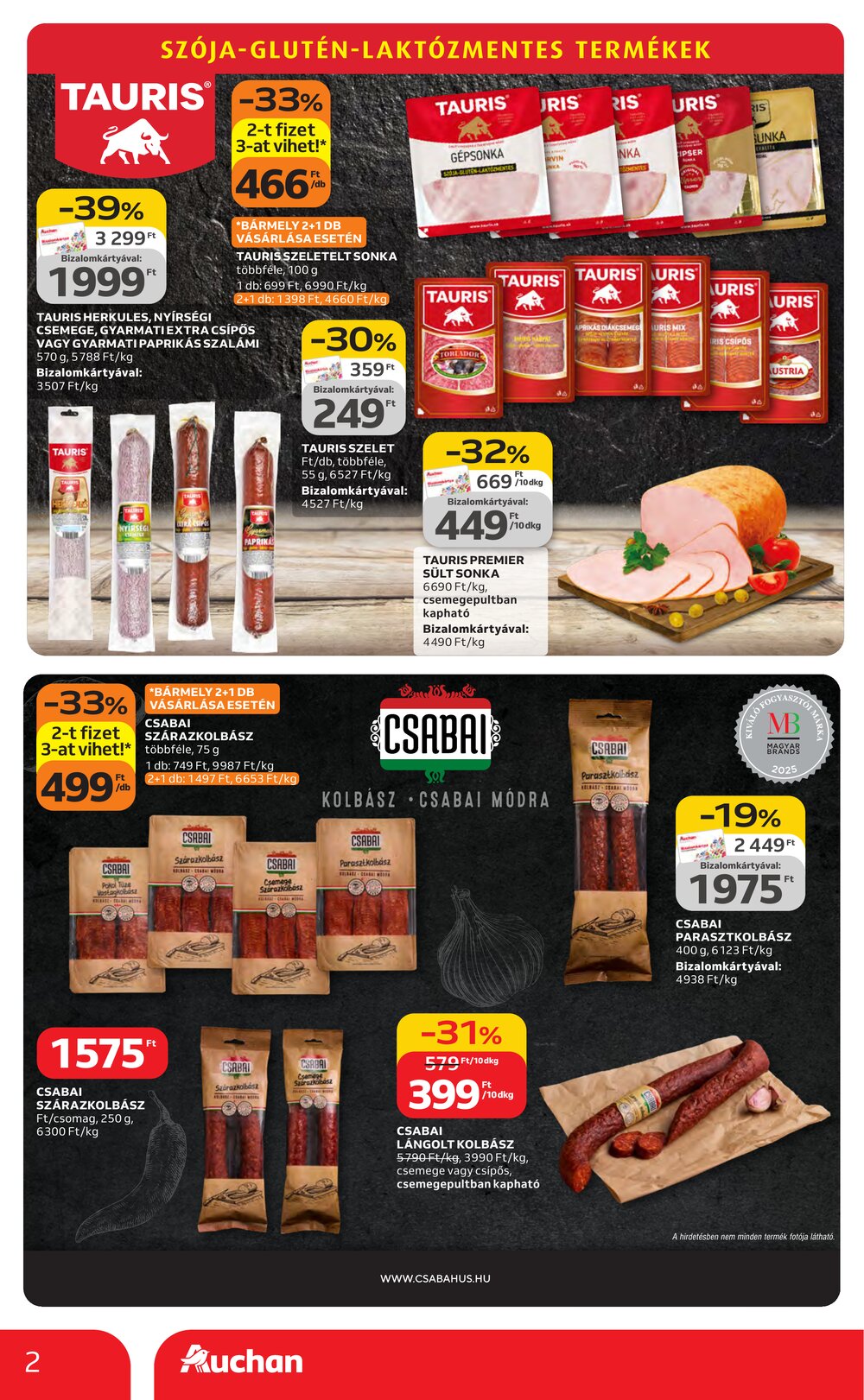 Auchan akciós újság 2026.02.05-től - 2. oldal.