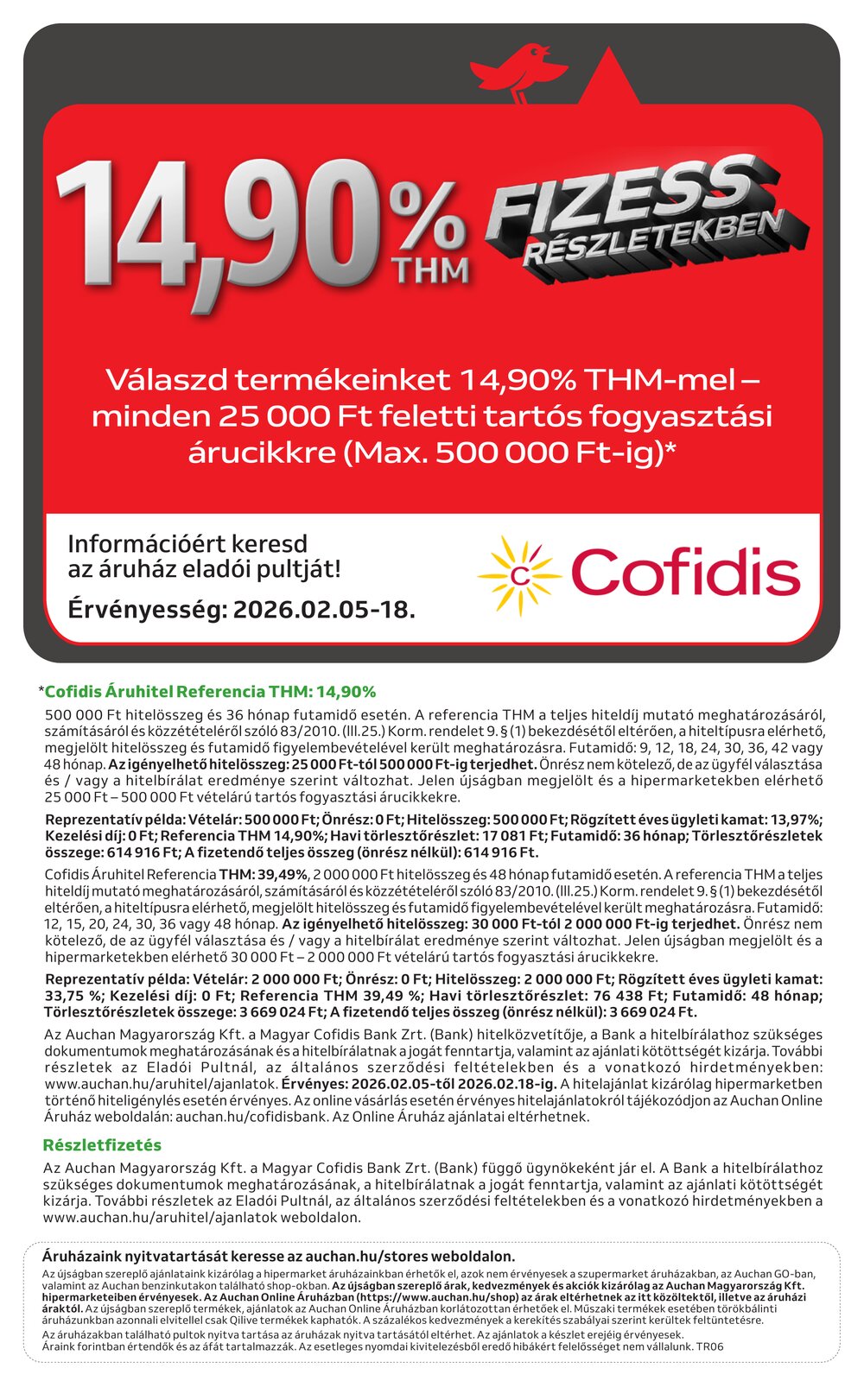 Auchan akciós újság 2026.02.05-től - 12. oldal.