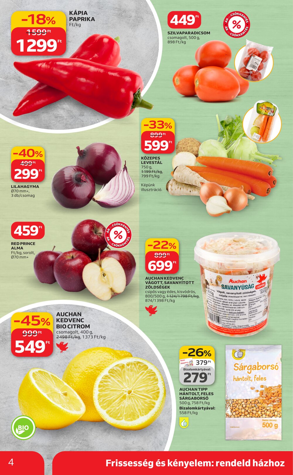 Auchan akciós újság 2026.02.05-től - 4. oldal.