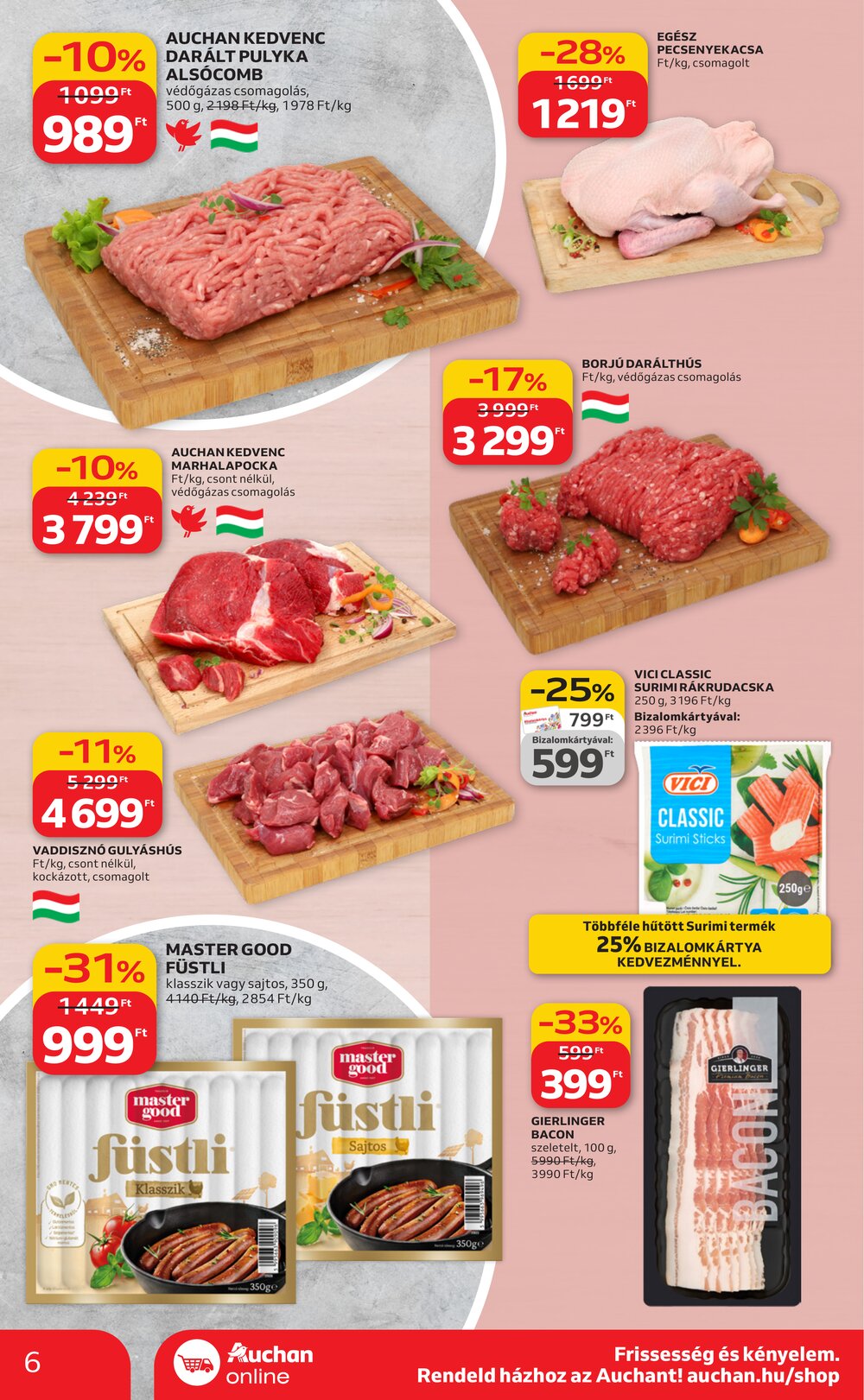 Auchan akciós újság 2026.02.05-től - 6. oldal.