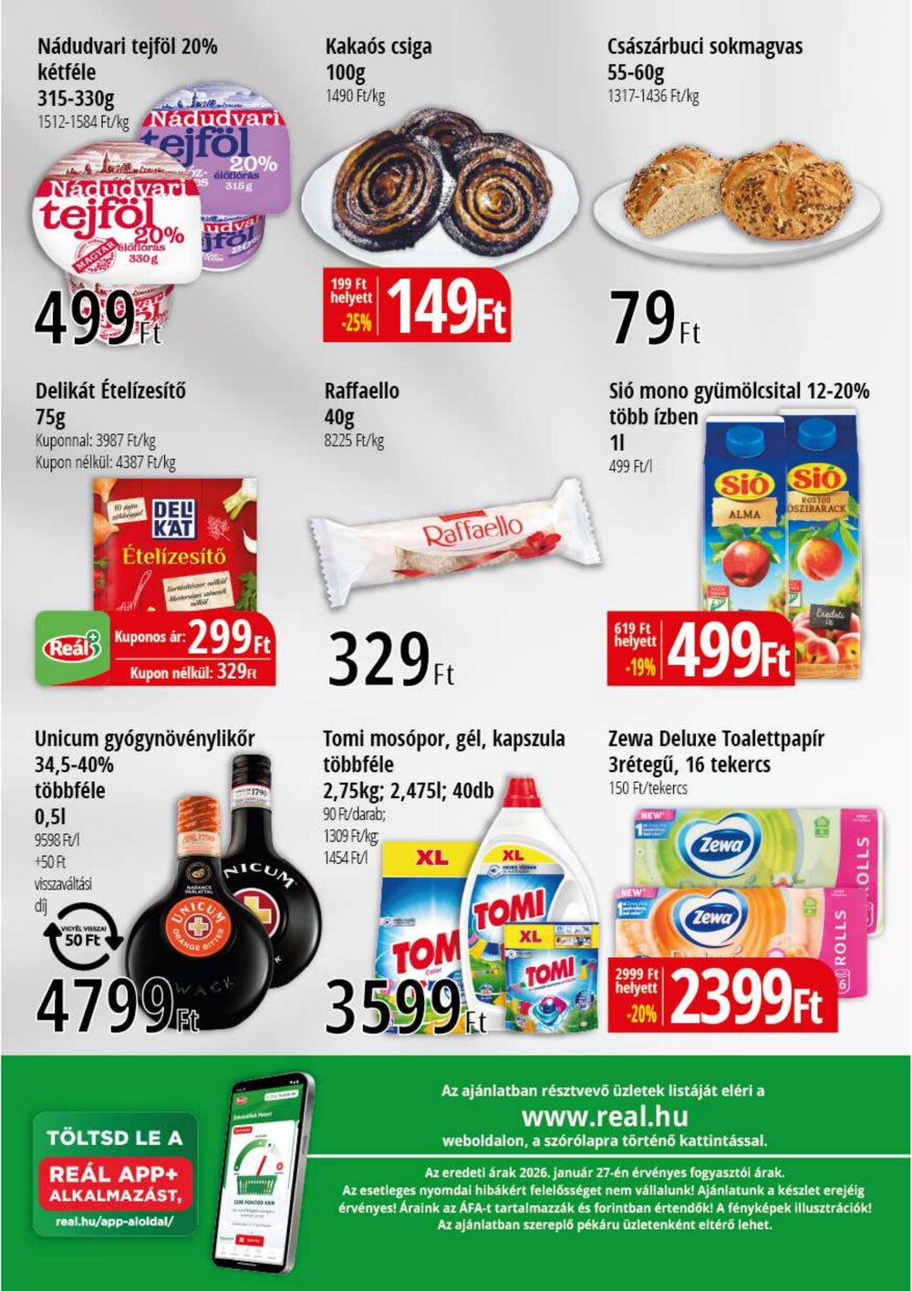 Reál akciós újság 2026.02.05-től - 2. oldal.