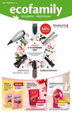 EcoFamily akciós újság 2026.02.05-től
