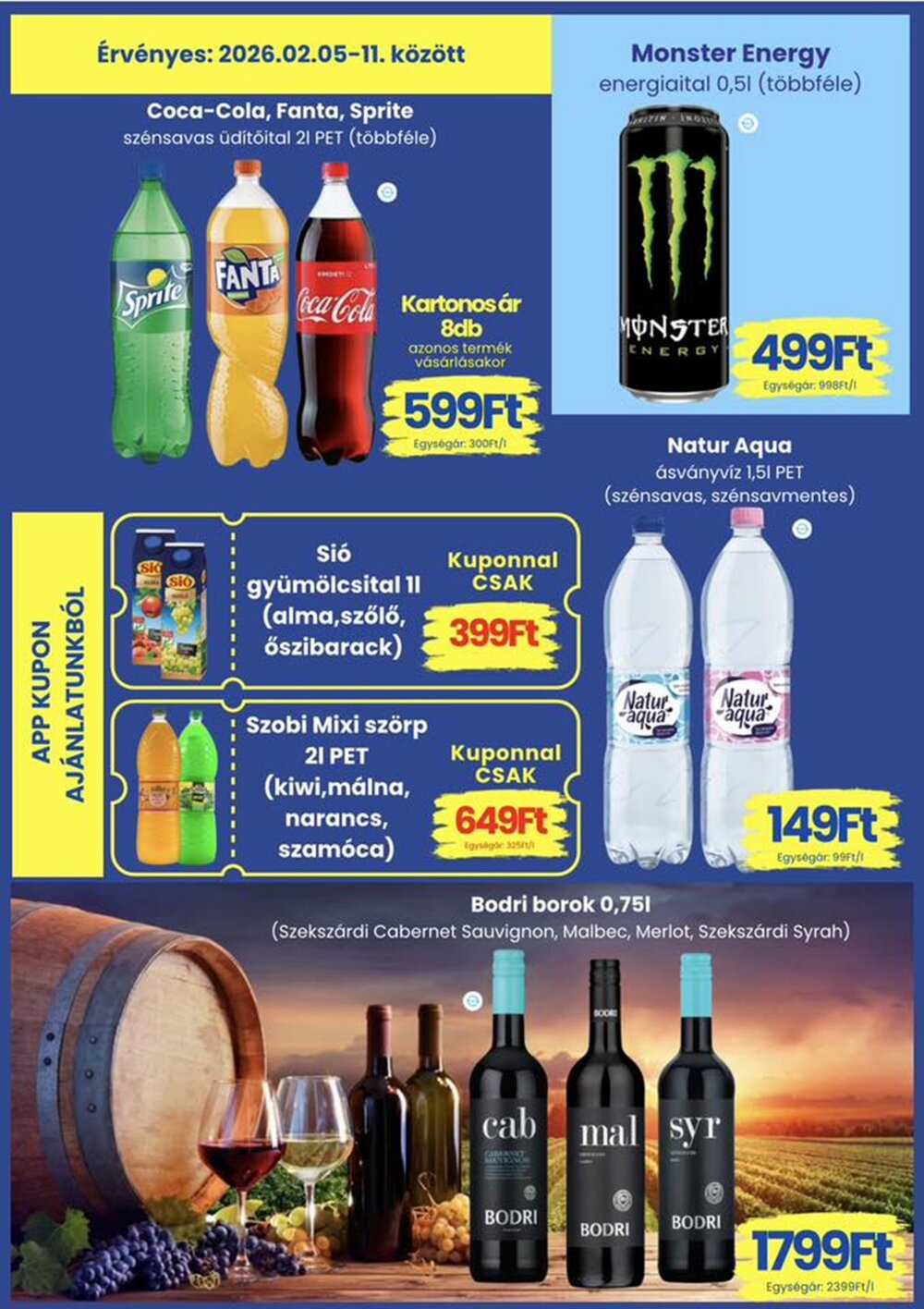 Magnetic áruházak akciós újság 2026.02.05-től - 6. oldal.