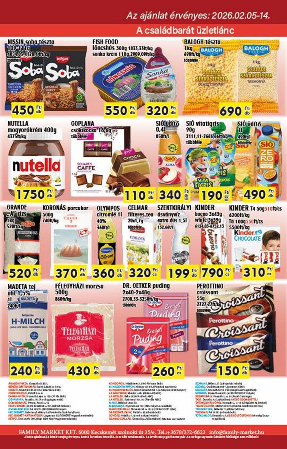 Family Market akciós újság 2026.02.05-től - 4. oldal.