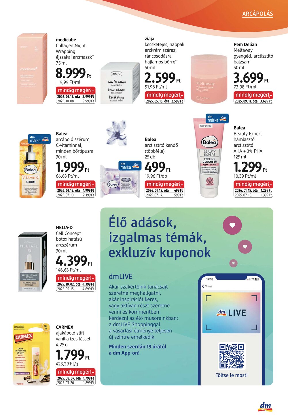 DM drogéria akciós újság 2026.02.05-től - 15. oldal.