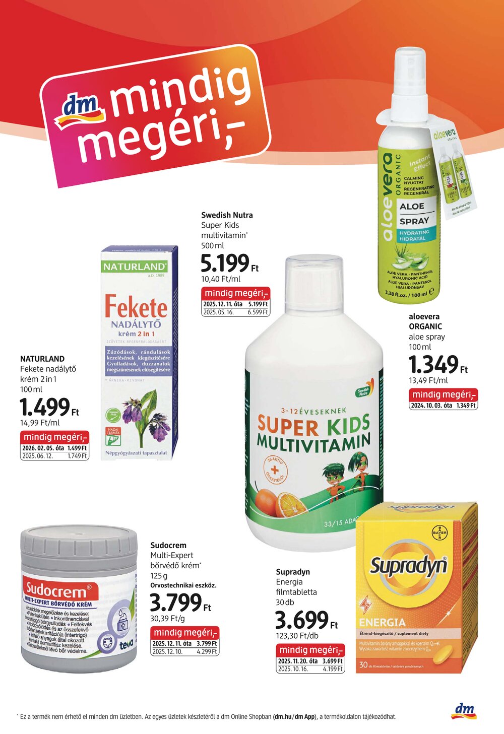 DM drogéria akciós újság 2026.02.05-től - 3. oldal.