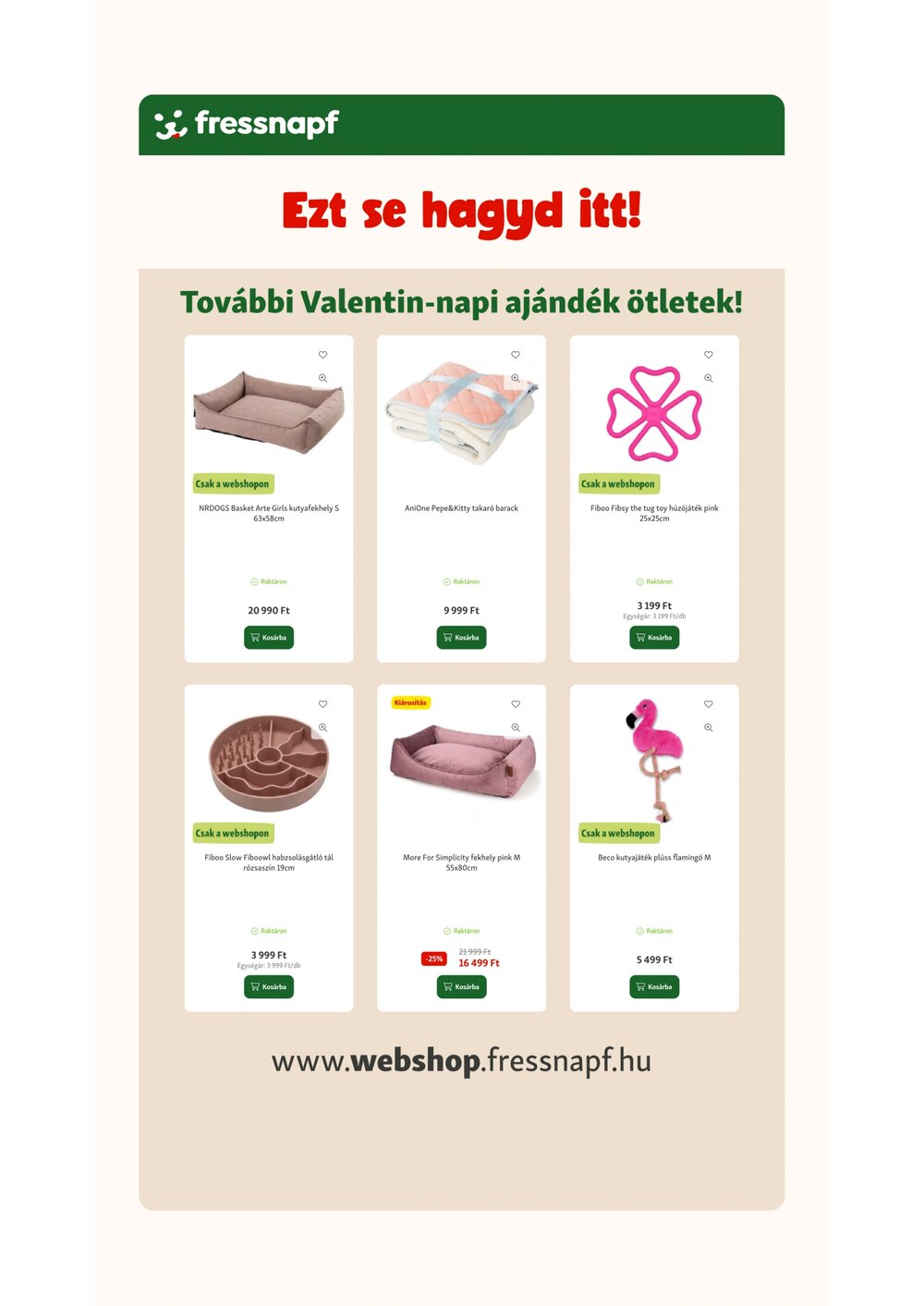 Fressnapf akciós újság 2026.02.05-től - 19. oldal.