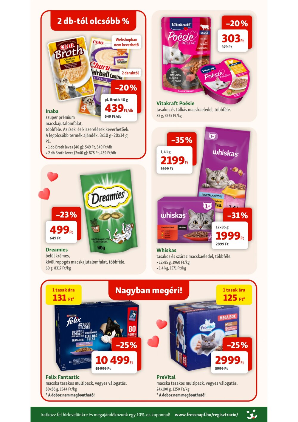 Fressnapf akciós újság 2026.02.05-től - 8. oldal.