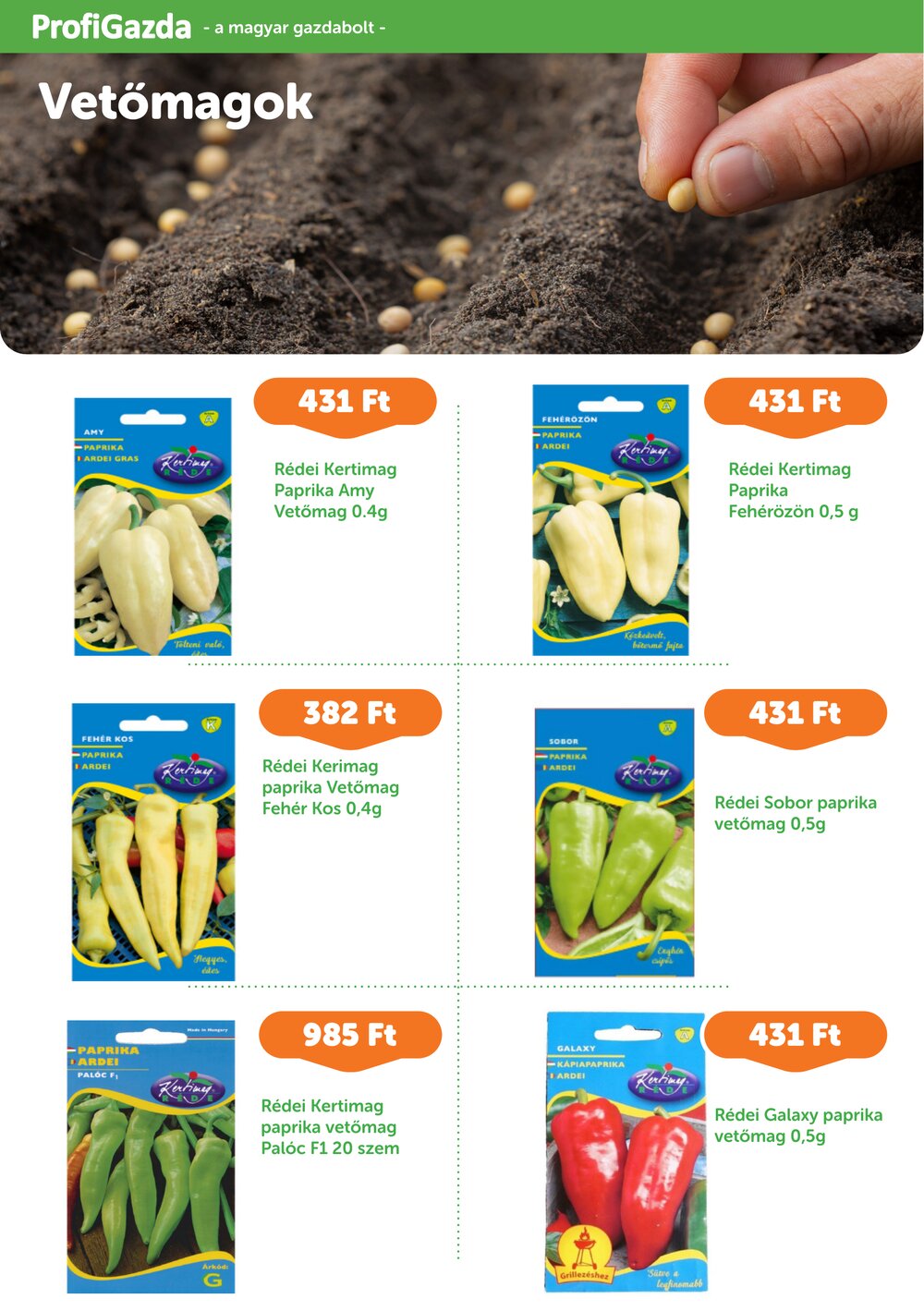Profigazda akciós újság 2026.02.10-től - 8. oldal.