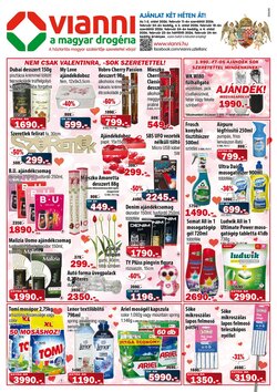 Vianni drogéria akciós újság 2026.02.11-től