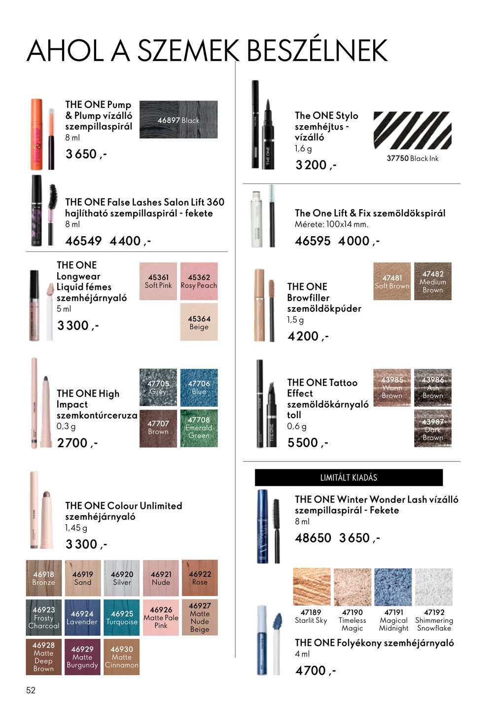 Oriflame akciós újság 2026.02.11-től - 52. oldal.