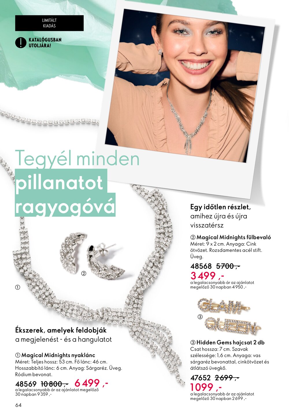 Oriflame akciós újság 2026.02.11-től - 64. oldal.