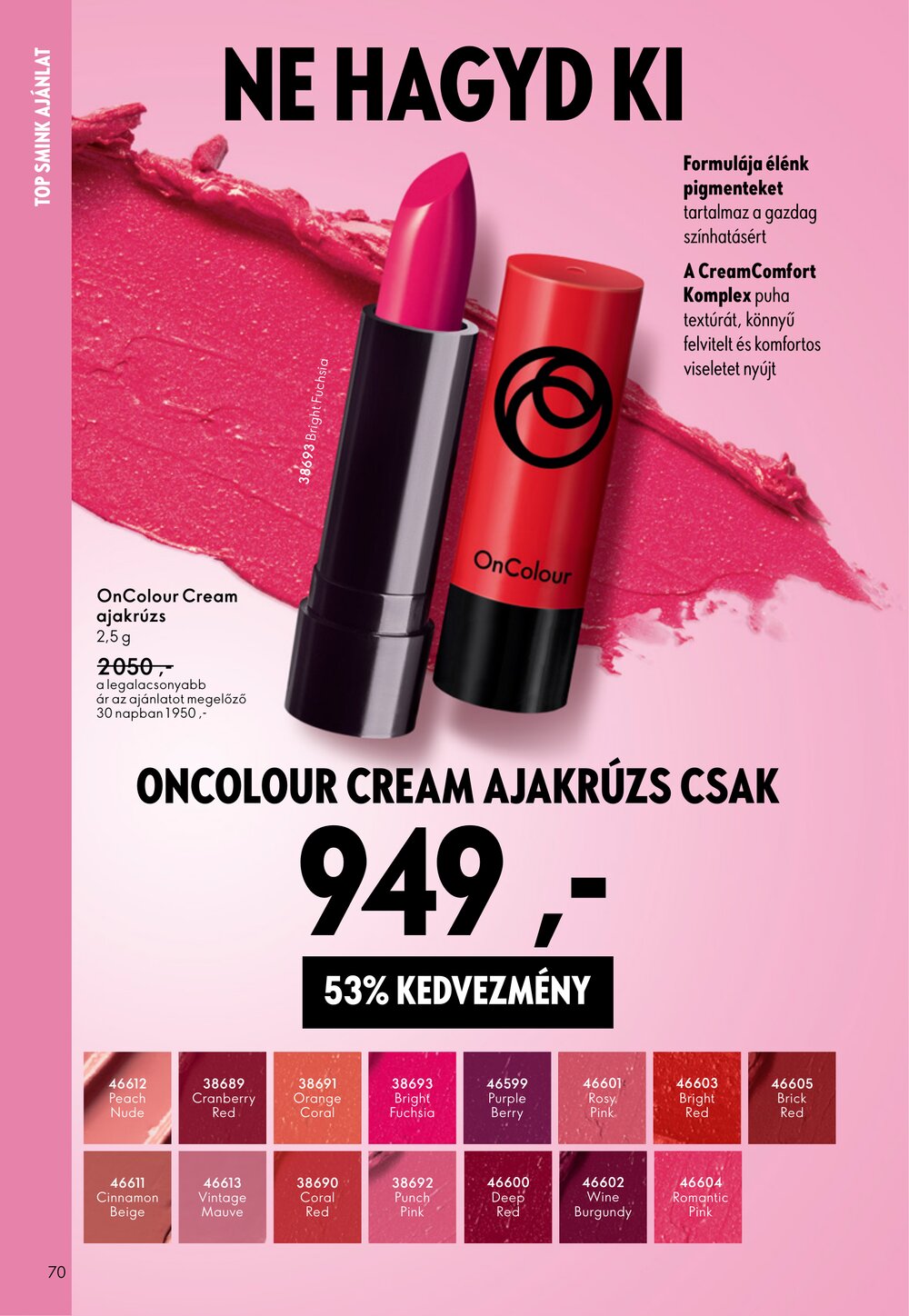Oriflame akciós újság 2026.02.11-től - 70. oldal.