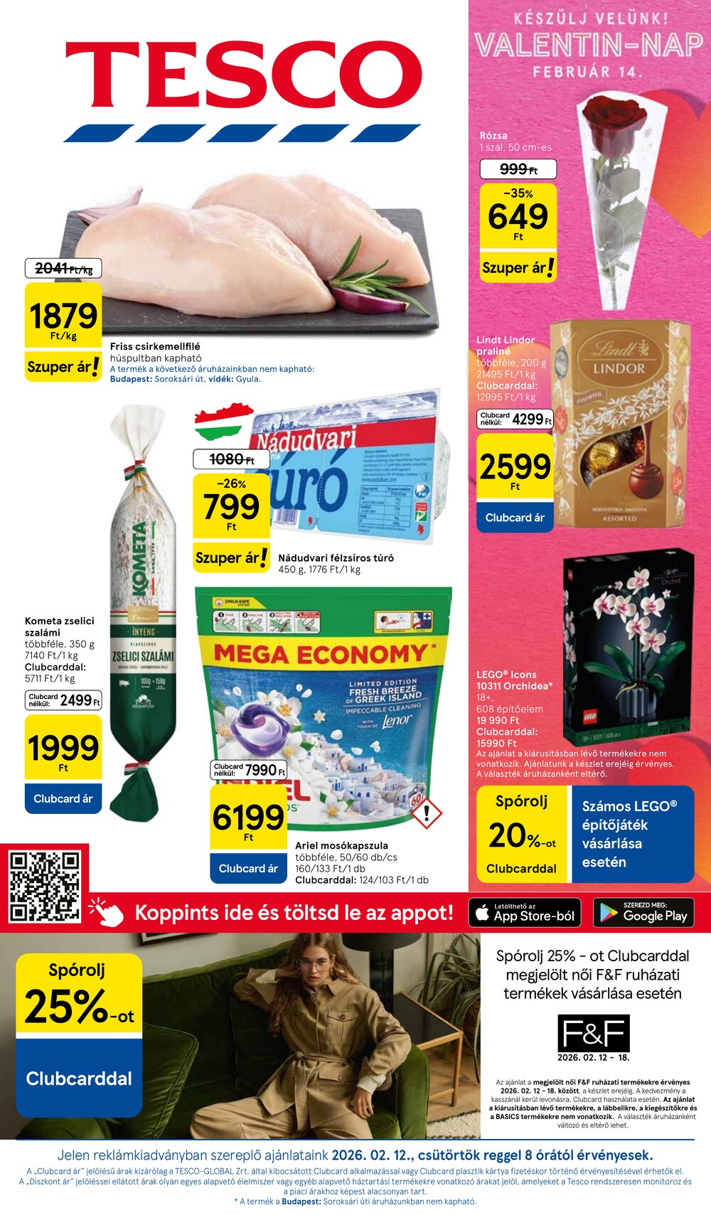 Tesco akciós újság 2026.02.12-től - 1. oldal.